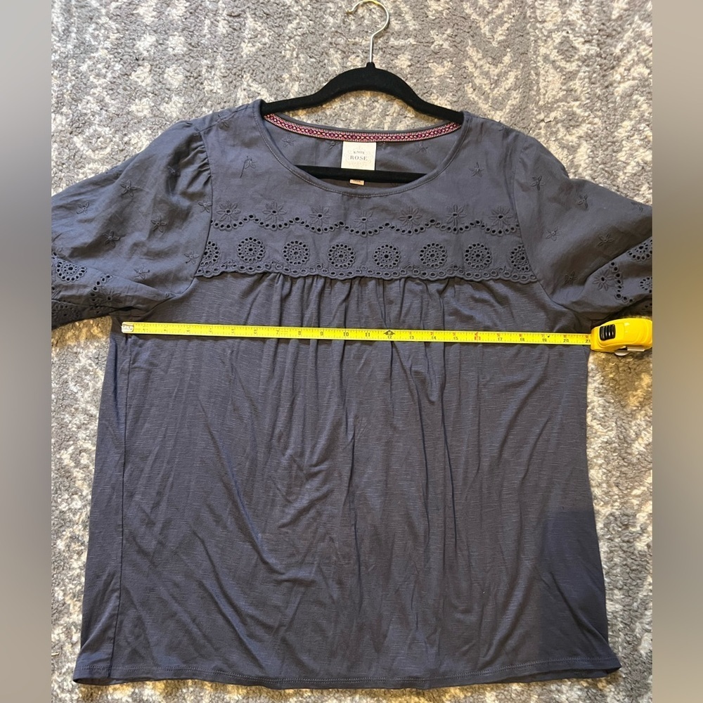 Knox Rose 100% cotton flowy shirt size L (S120) - Picture 6 of 7